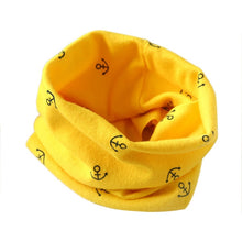 Load image into Gallery viewer, 2019 cartoon Children Boys Girls Baby Wool Ring Scarf Cotton O Ring printed Scarf LIC Neck Scarves Shawl warm Winter Neckerchief