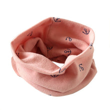 Load image into Gallery viewer, 2019 cartoon Children Boys Girls Baby Wool Ring Scarf Cotton O Ring printed Scarf LIC Neck Scarves Shawl warm Winter Neckerchief
